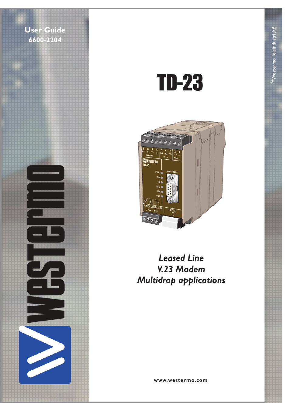 Westermo TD-23 User Manual | 24 pages