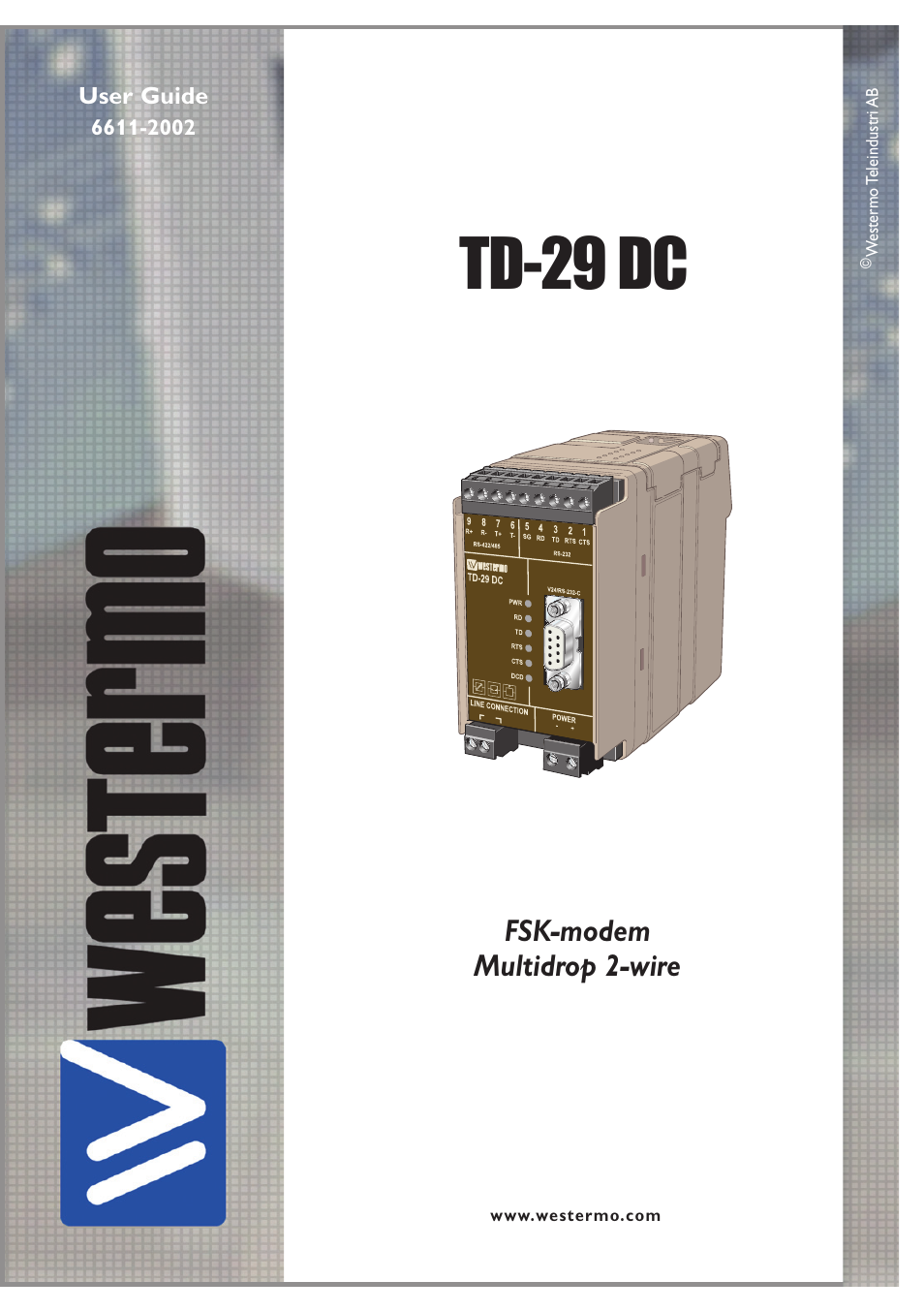 Westermo TD-29 User Manual | 16 pages