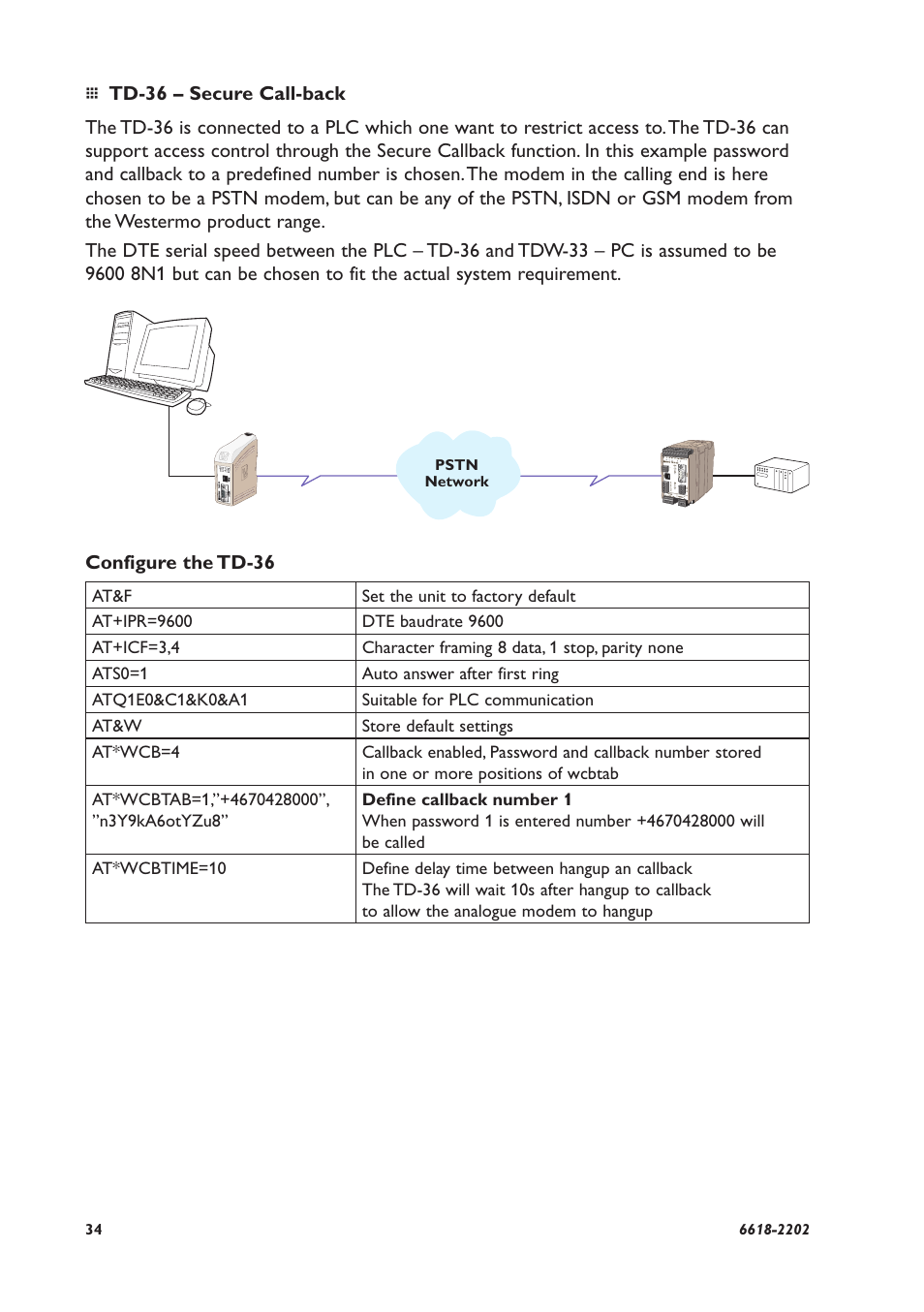 Westermo TD-36 User Manual | Page 34 / 44