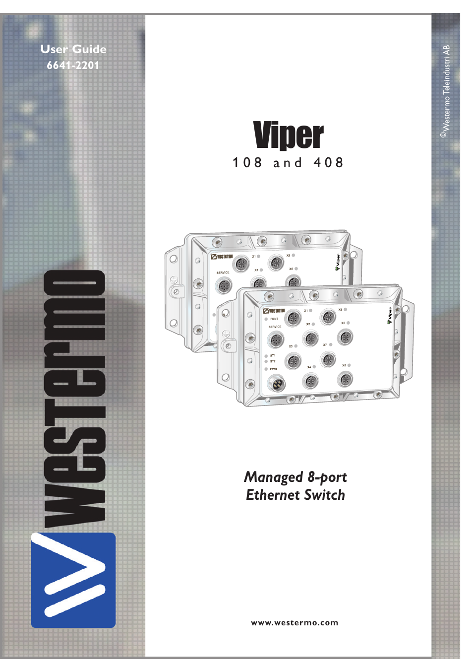 Westermo Viper 408 User Manual | 20 pages