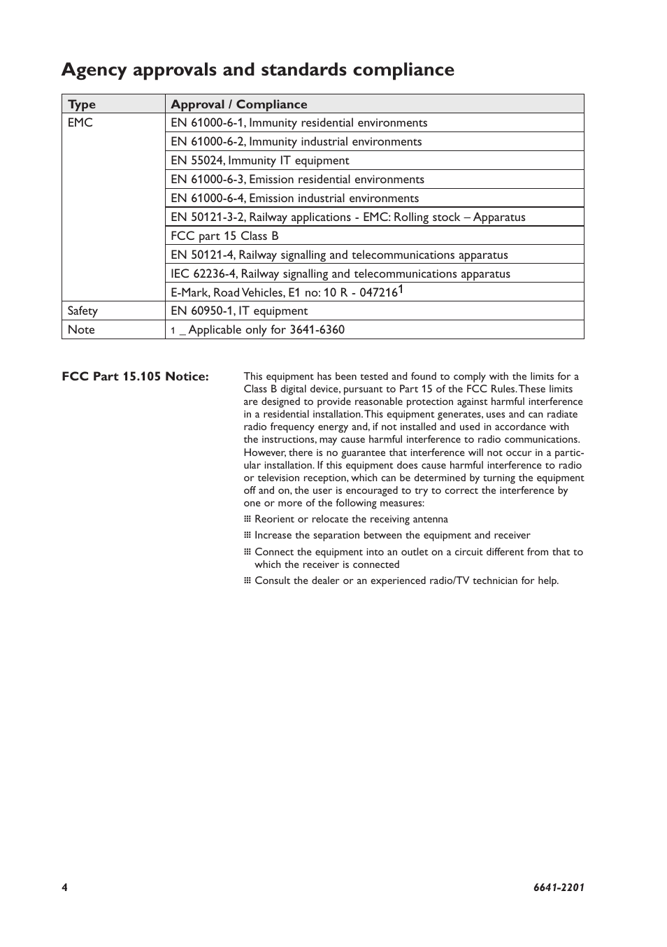 Agency approvals and standards compliance | Westermo Viper 408 User Manual | Page 4 / 20