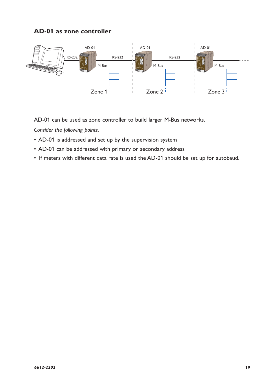 Ad-01 as zone controller | Westermo AD-01 User Manual | Page 19 / 24