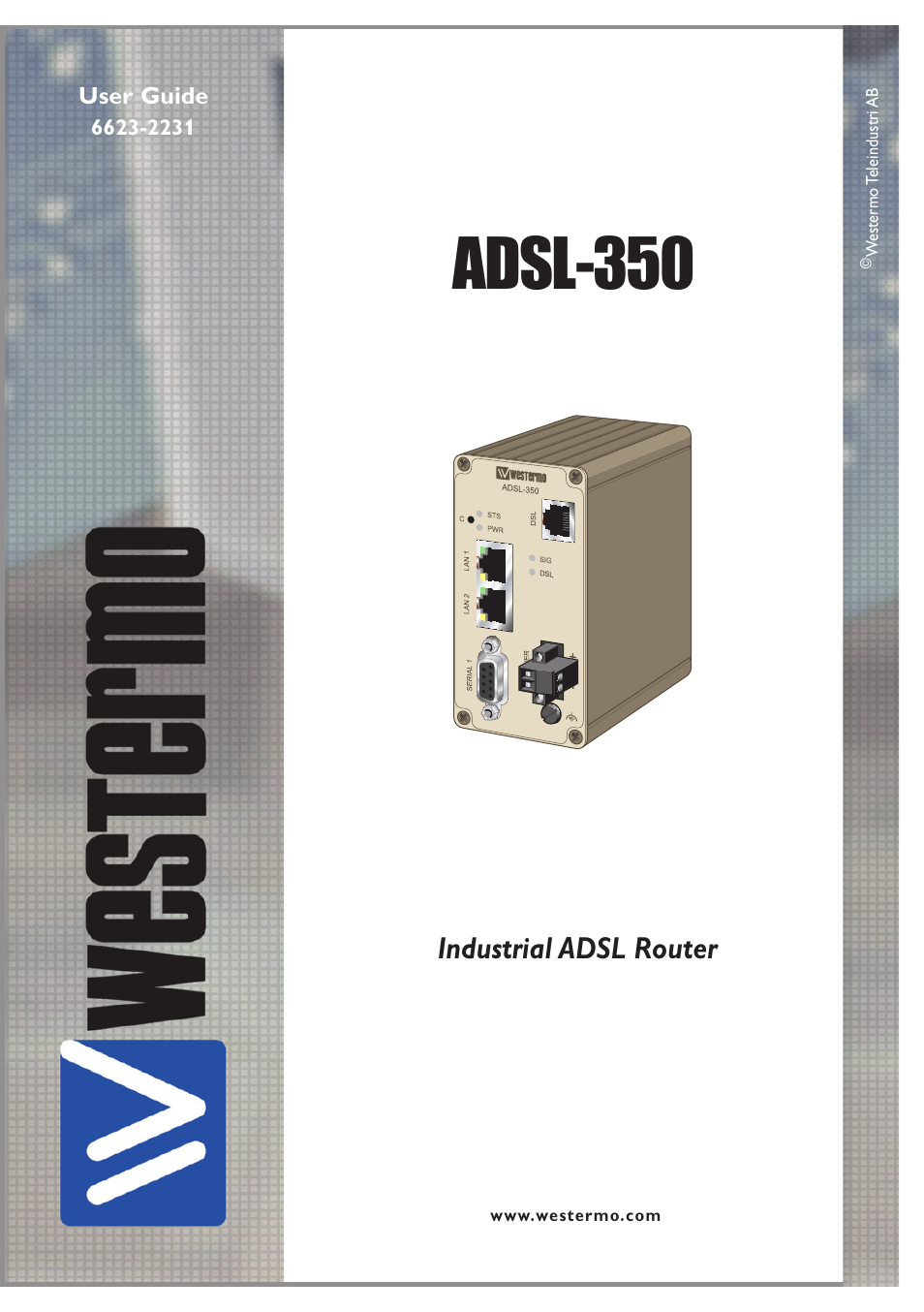 Westermo ADSL-350 User Manual | 28 pages