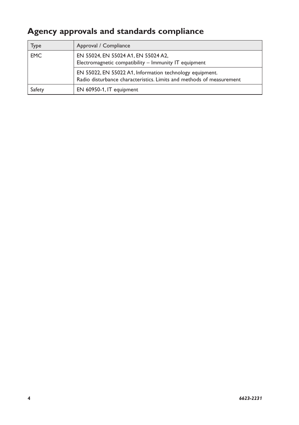 Agency approvals and standards compliance | Westermo ADSL-350 User Manual | Page 4 / 28