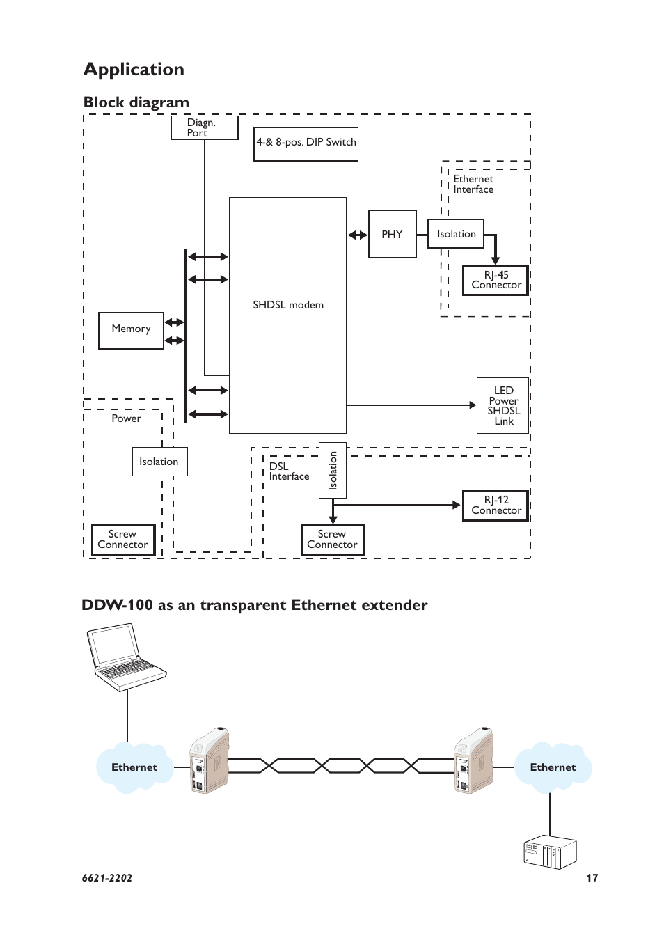 Application | Westermo DDW-100 User Manual | Page 17 / 20