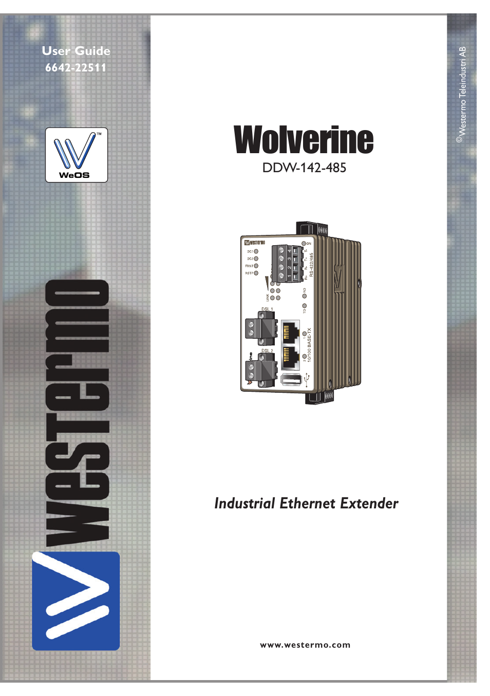 Westermo DDW-142-485 User Manual | 20 pages