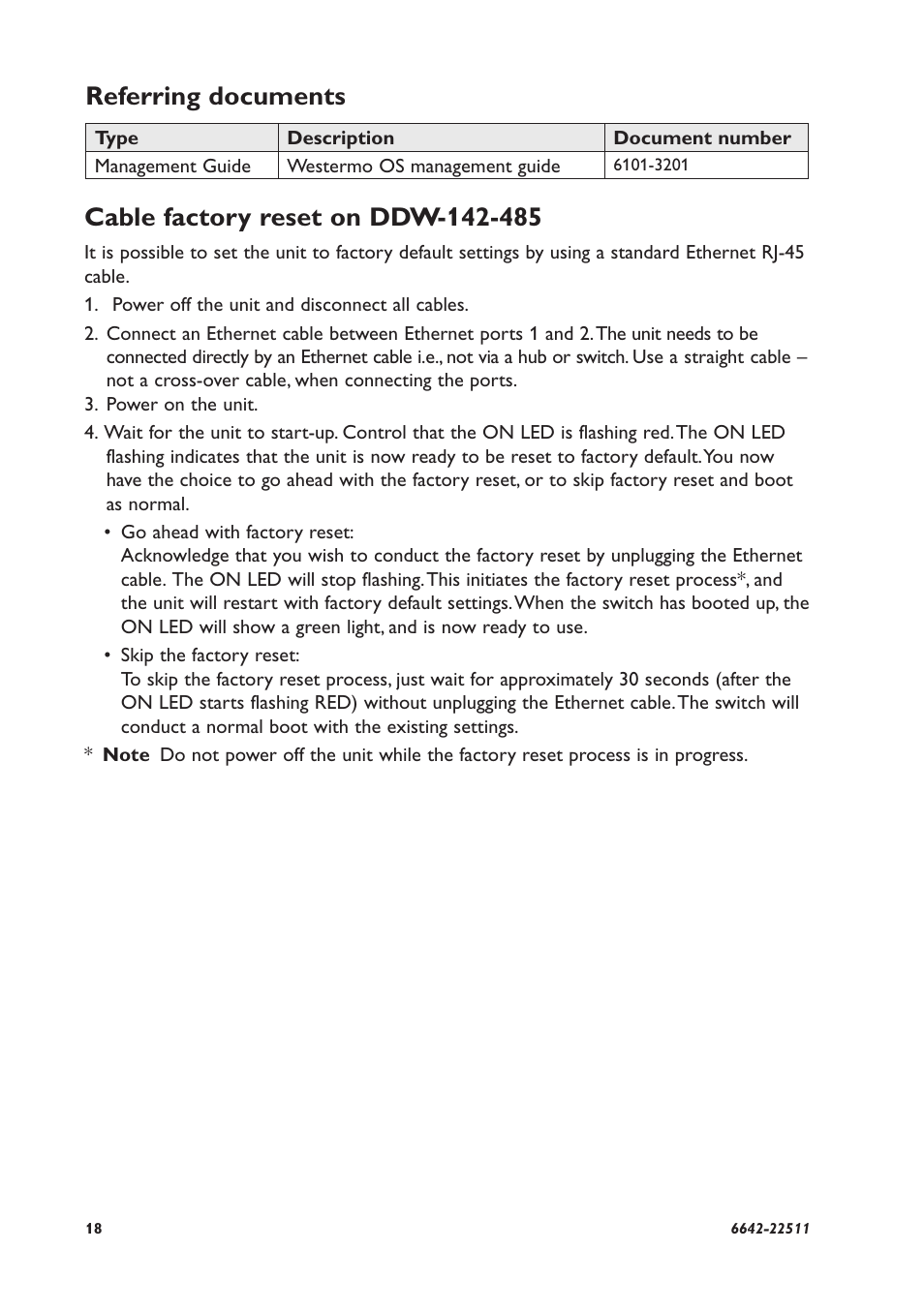 Referring documents | Westermo DDW-142-485 User Manual | Page 18 / 20