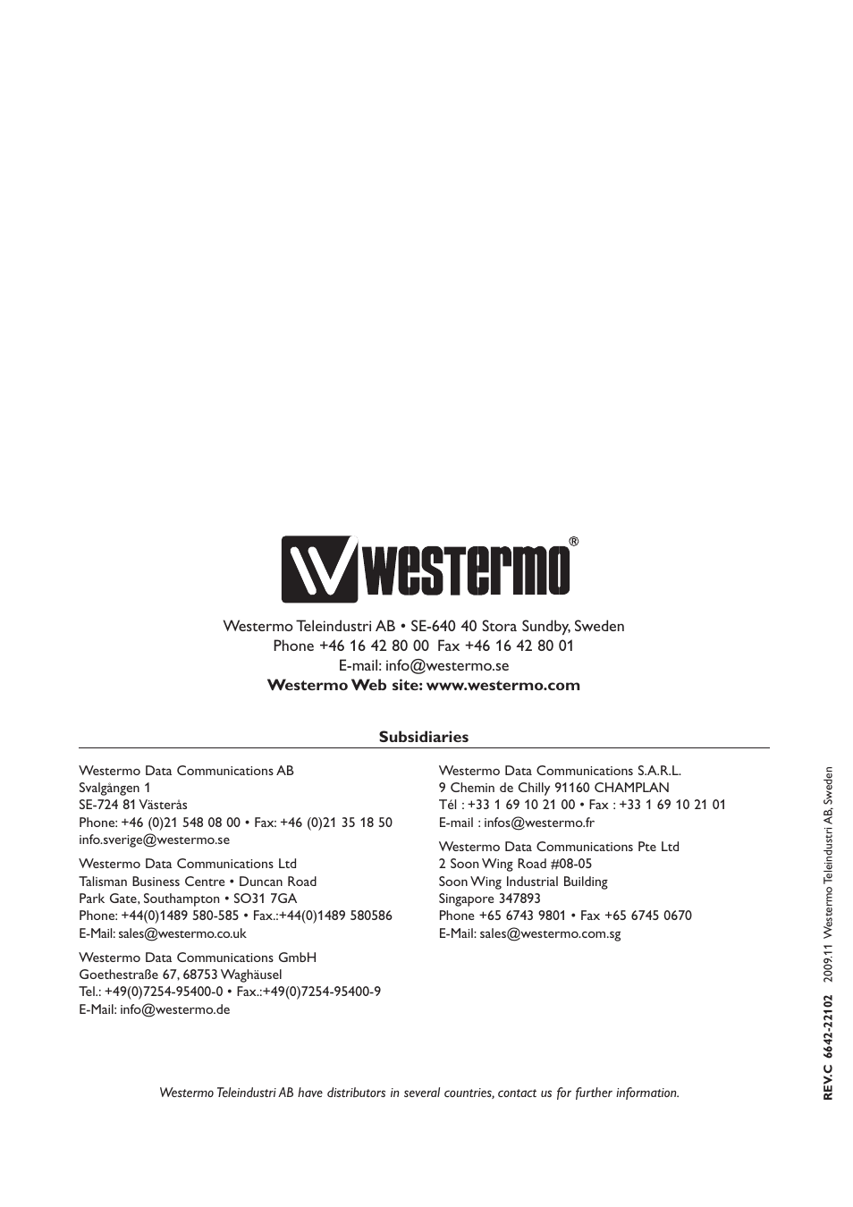 Westermo DDW-221 User Manual | Page 20 / 20