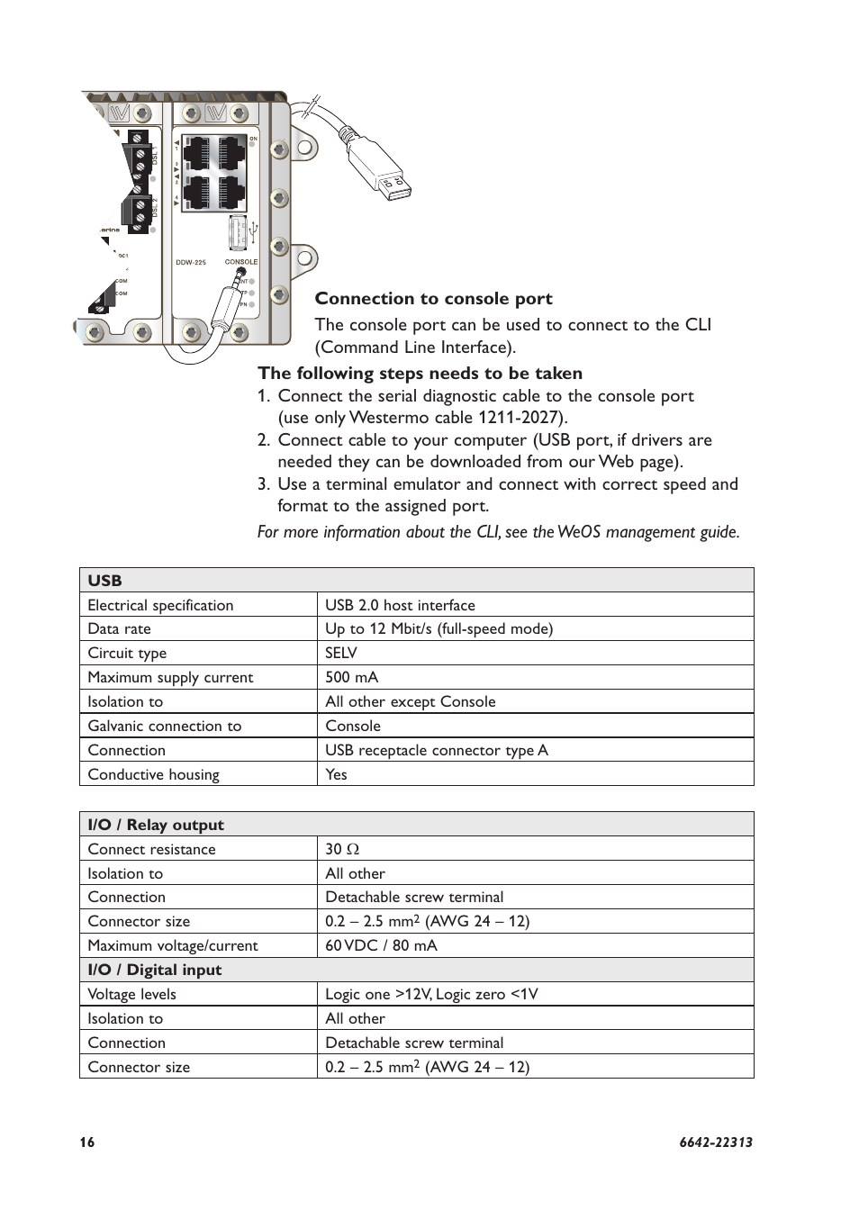Westermo DDW-225-EX User Manual | Page 16 / 24