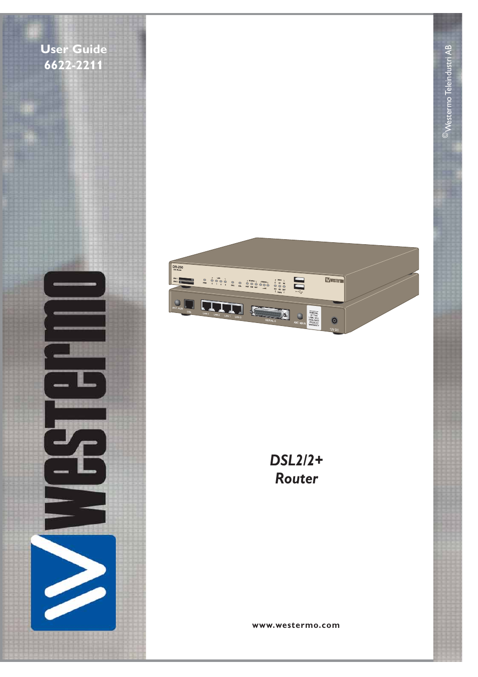 Westermo DR-250 User Manual | 20 pages