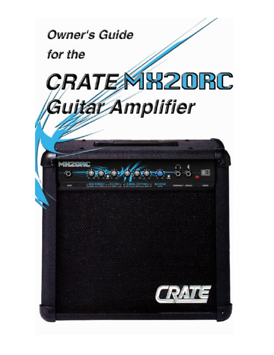 Crate Amplifiers CRATE MX20RC User Manual | 8 pages
