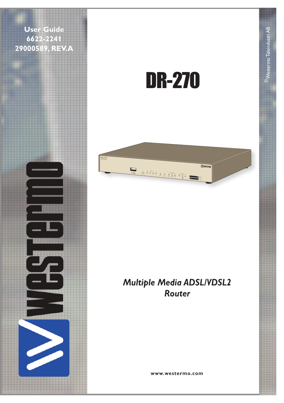 Westermo DR-270 User Manual | 28 pages