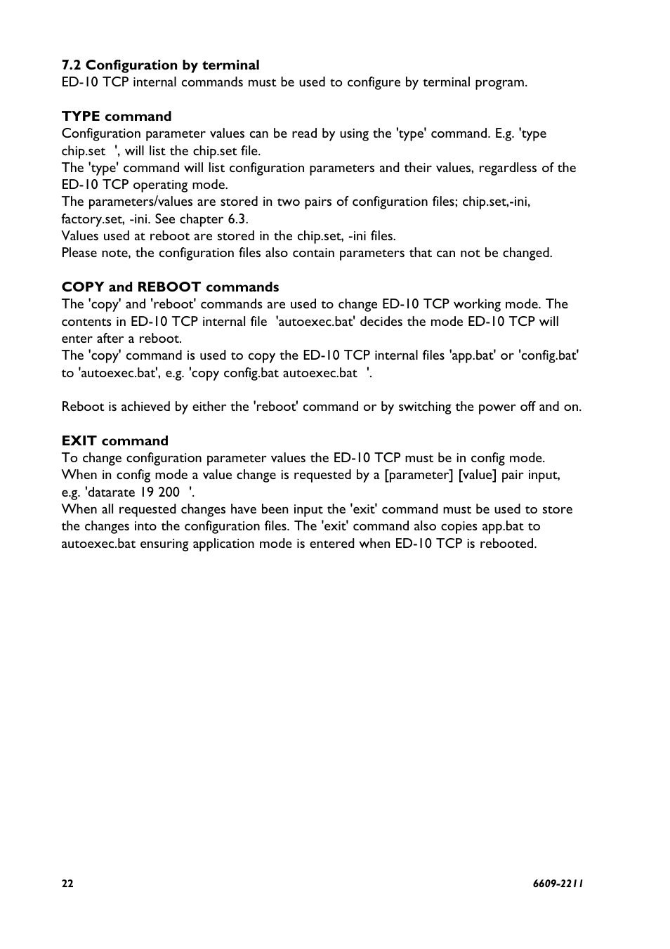 Westermo ED-10 TCP User Manual | Page 22 / 32