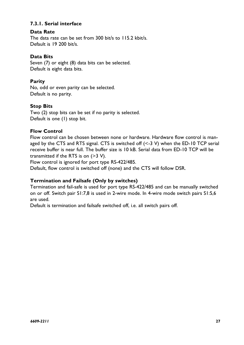 Westermo ED-10 TCP User Manual | Page 27 / 32