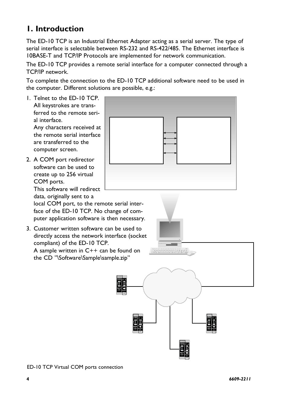 Introduction | Westermo ED-10 TCP User Manual | Page 4 / 32