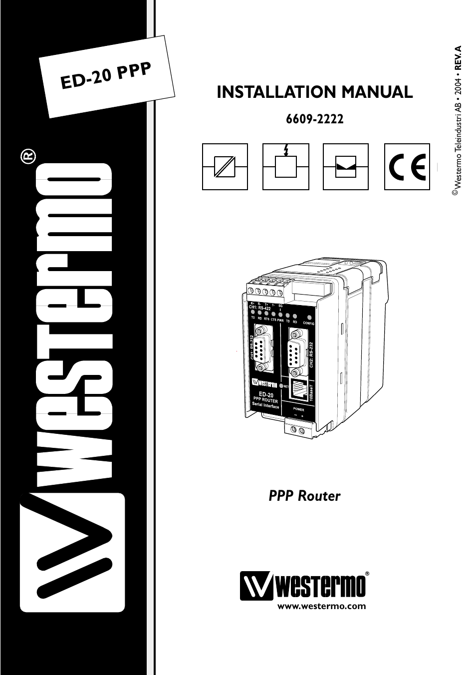 Westermo ED-20 User Manual | 36 pages