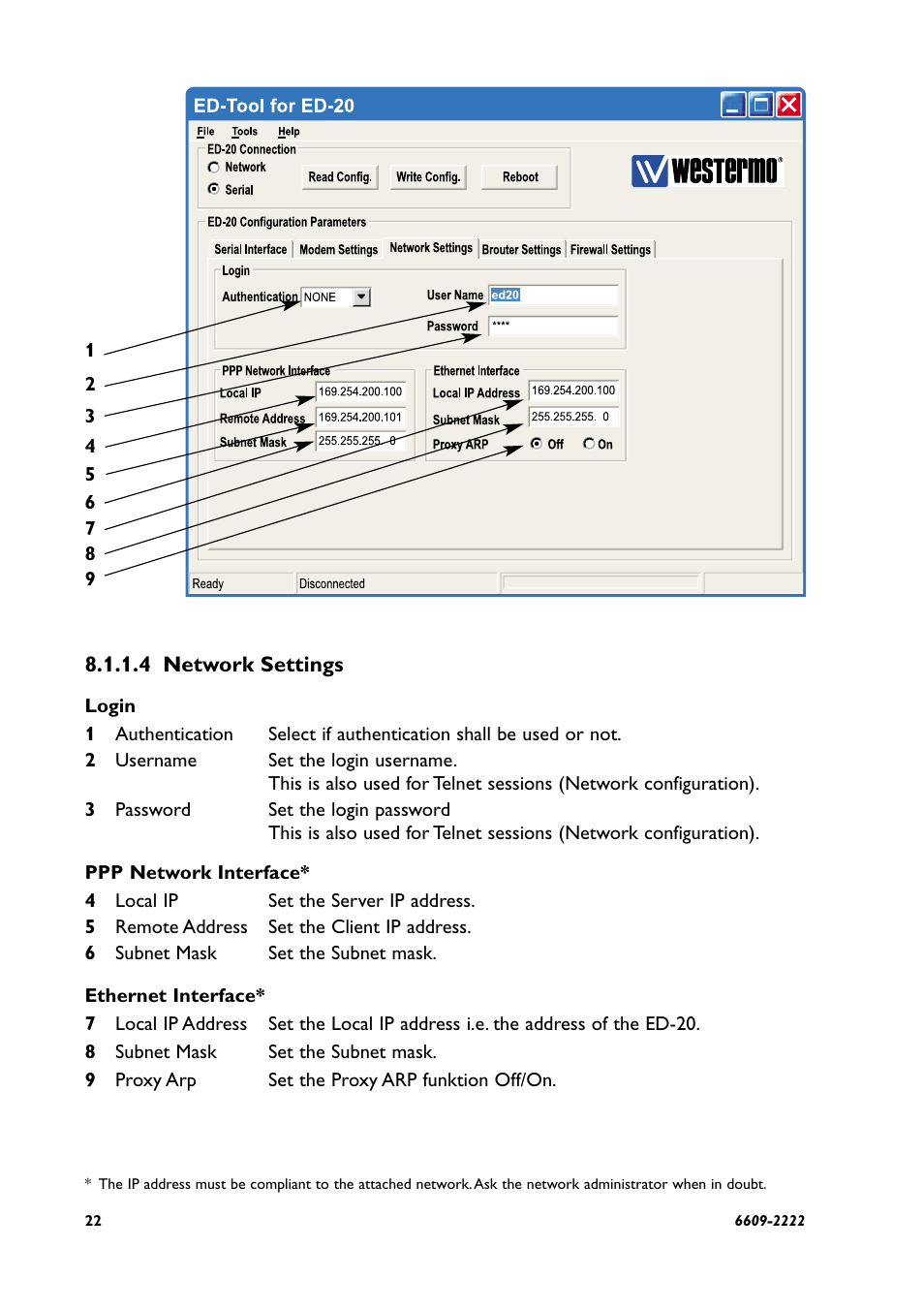 Westermo ED-20 User Manual | Page 22 / 36