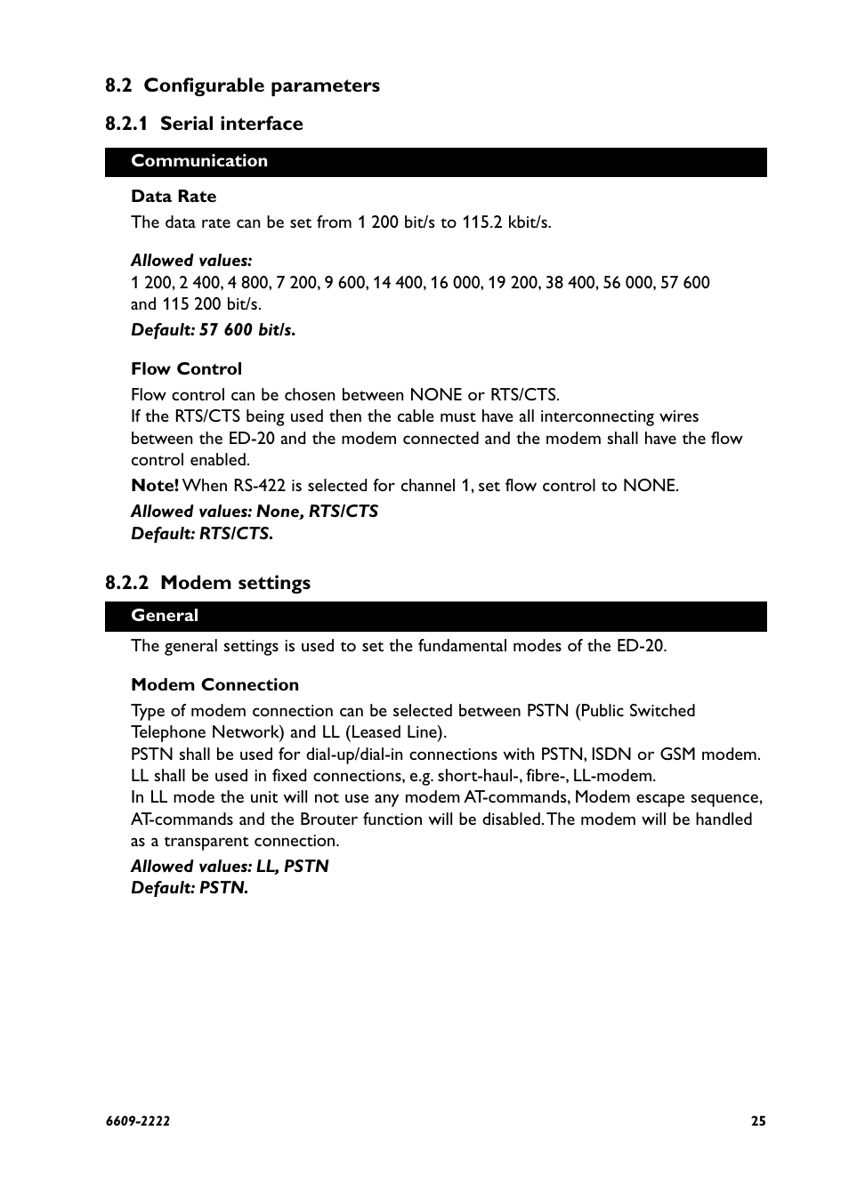 Westermo ED-20 User Manual | Page 25 / 36