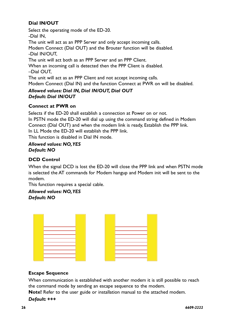 Westermo ED-20 User Manual | Page 26 / 36
