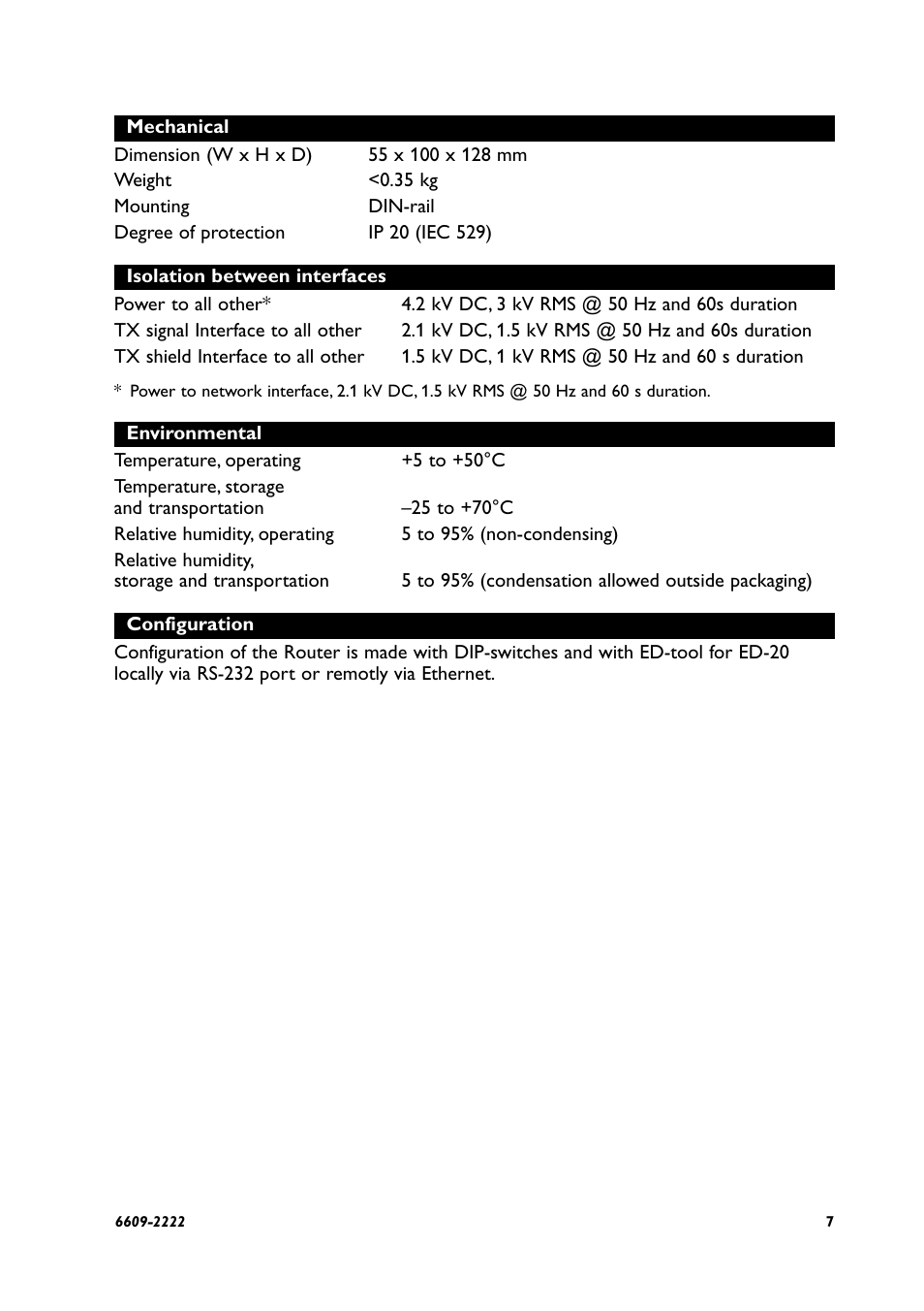 Westermo ED-20 User Manual | Page 7 / 36