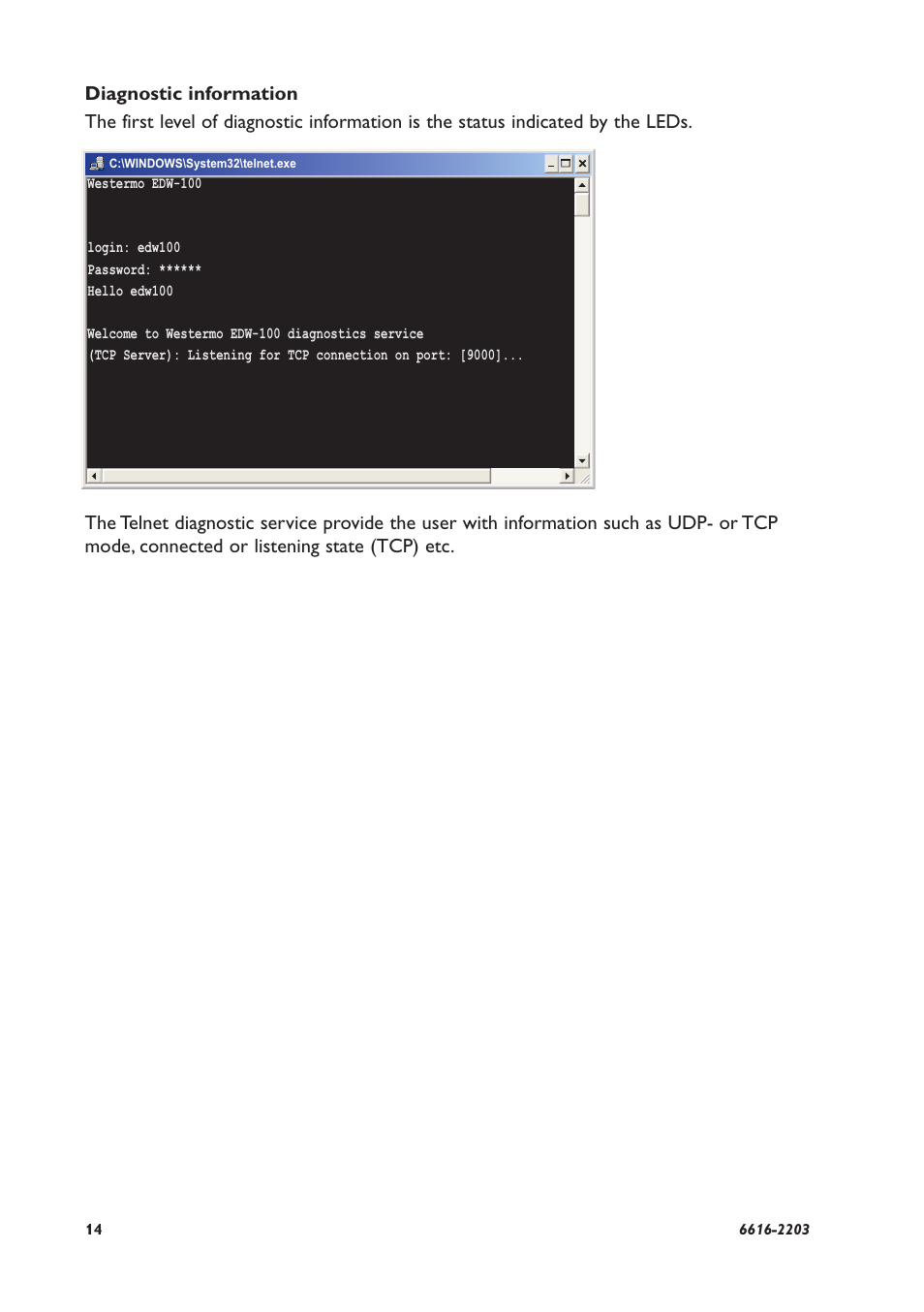 Westermo EDW-100 User Manual | Page 14 / 32