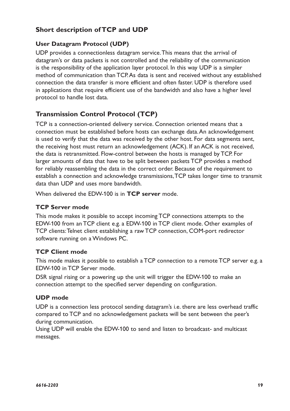 Westermo EDW-100 User Manual | Page 19 / 32