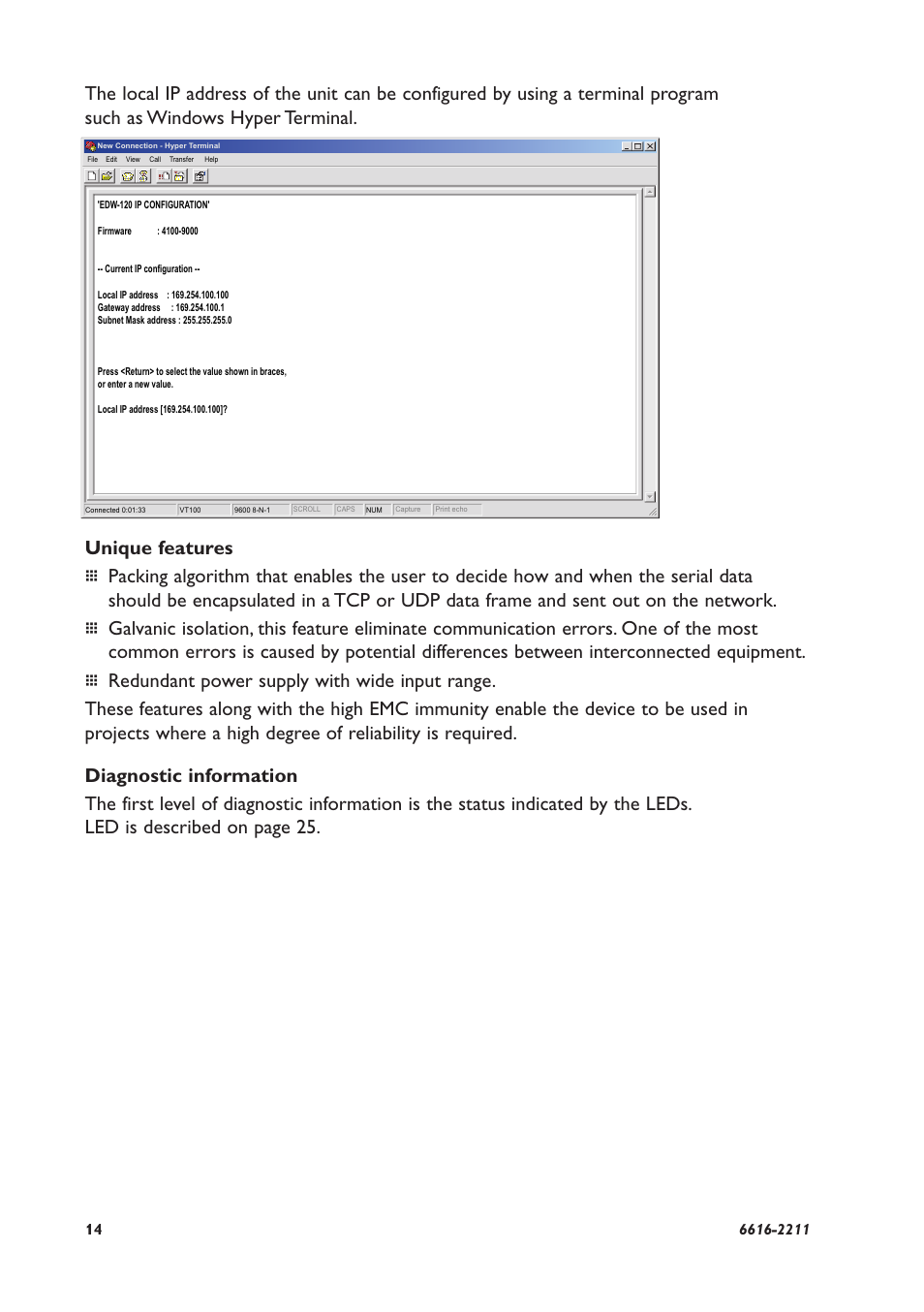 Westermo EDW-120 User Manual | Page 14 / 32