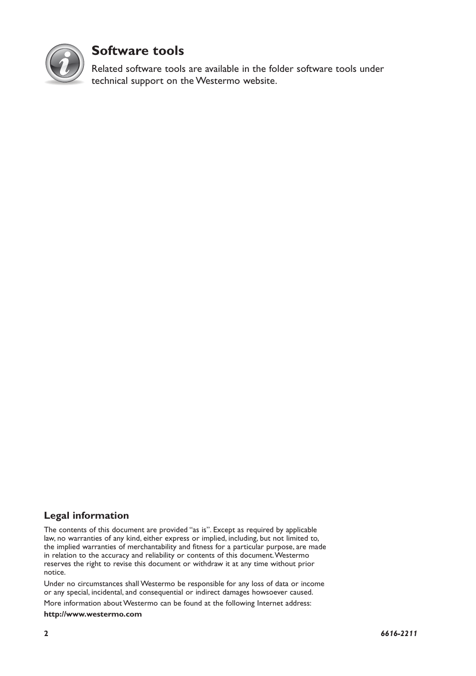 Software tools | Westermo EDW-120 User Manual | Page 2 / 32