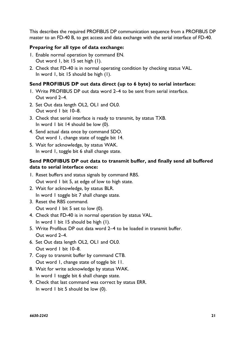 Westermo FD-40 User Manual | Page 21 / 24