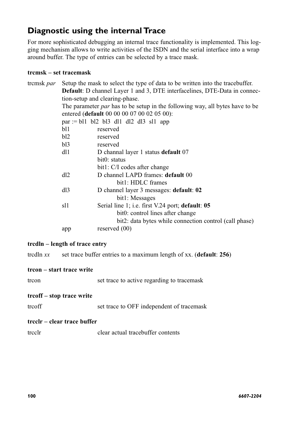 Diagnostic using the internal trace | Westermo ID-90 User Manual | Page 100 / 124