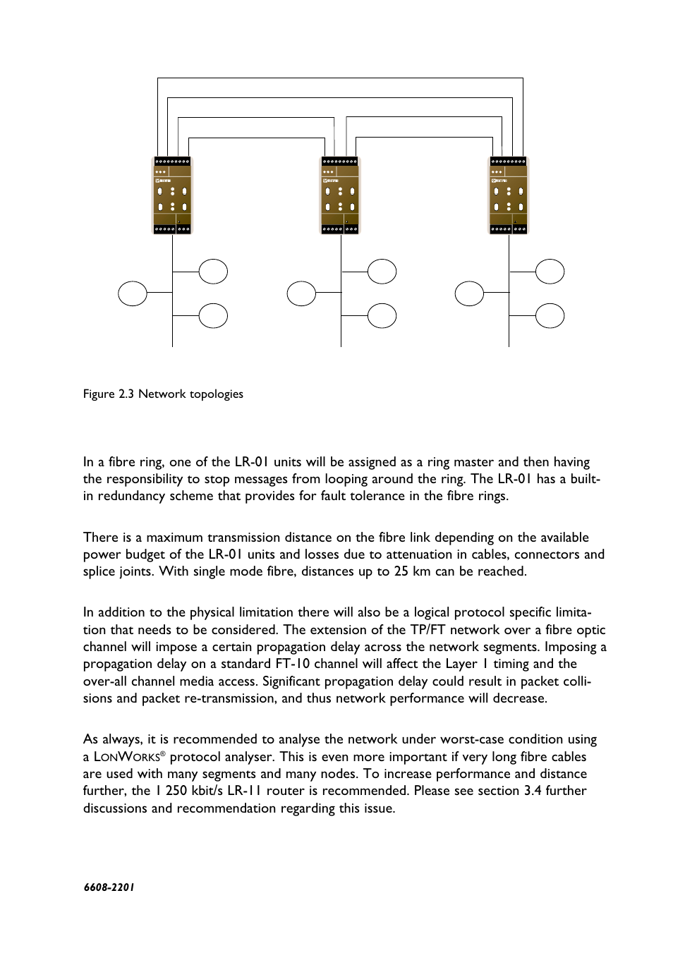 Figure 2.3 network topologies, Orks | Westermo LR-01 User Manual | Page 7 / 20