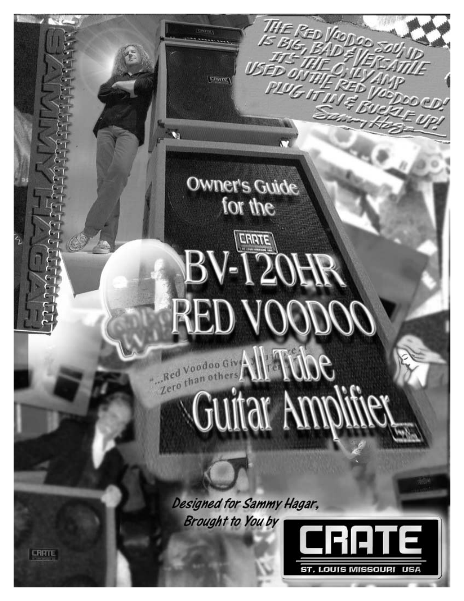 Crate Amplifiers RED VOODOO BV-120HR User Manual | 8 pages