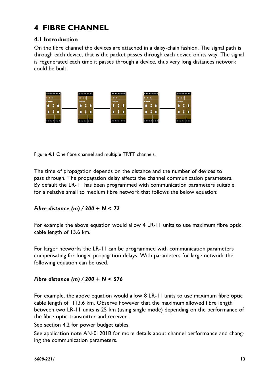 4 fibre channel | Westermo LR-11 User Manual | Page 13 / 20