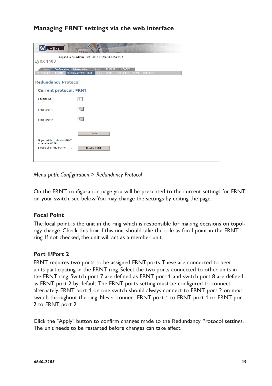 Westermo Lynx 100 User Manual | Page 19 / 24