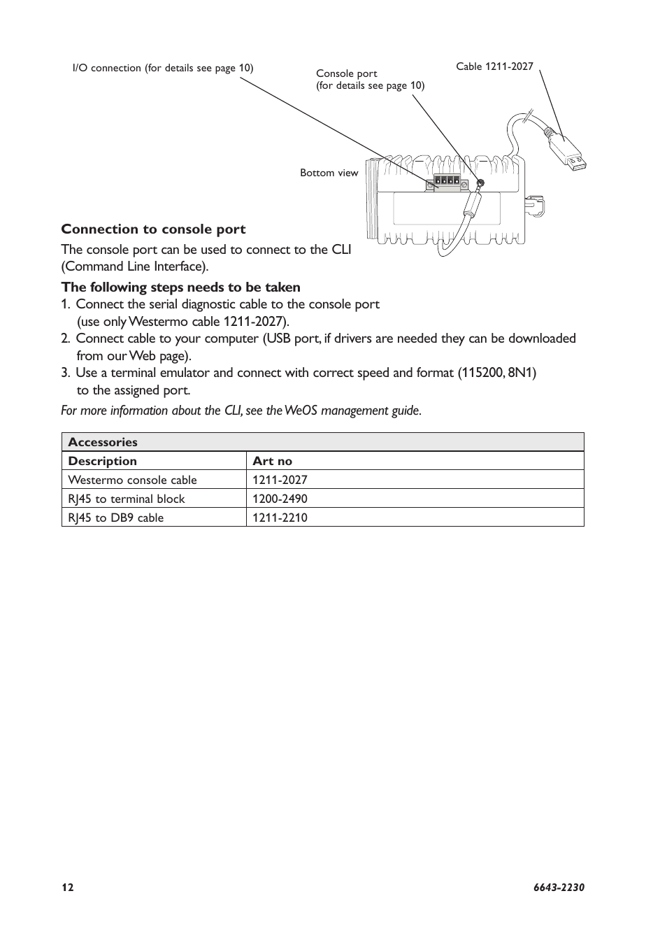 Westermo Lynx-x05-S1 User Manual | Page 12 / 20