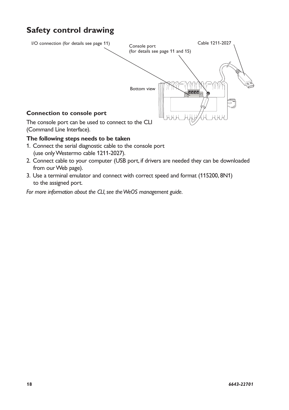 Safety control drawing | Westermo Lynx-x08-F2G-S2-EX User Manual | Page 18 / 24
