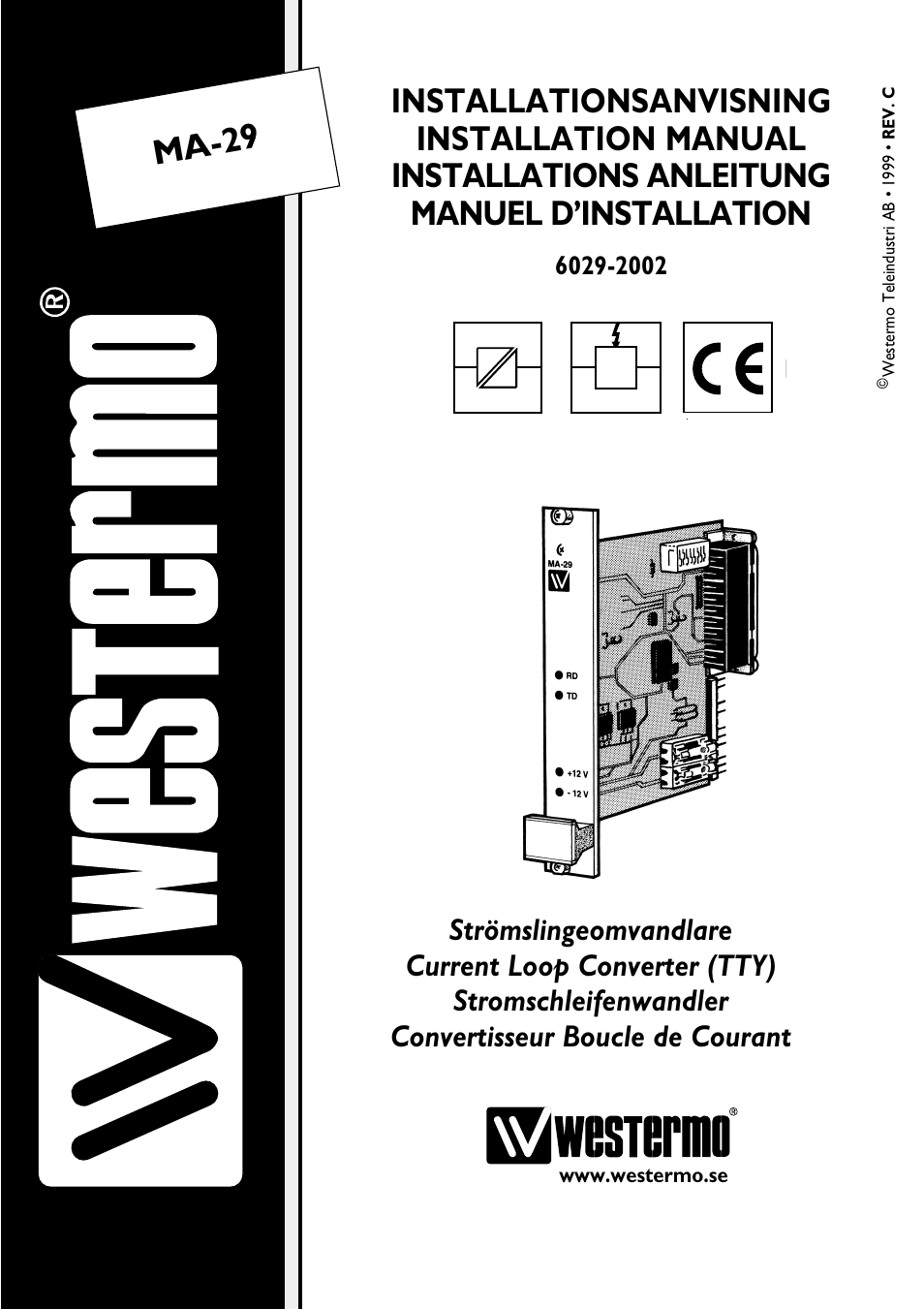 Westermo MA-29 User Manual | 28 pages