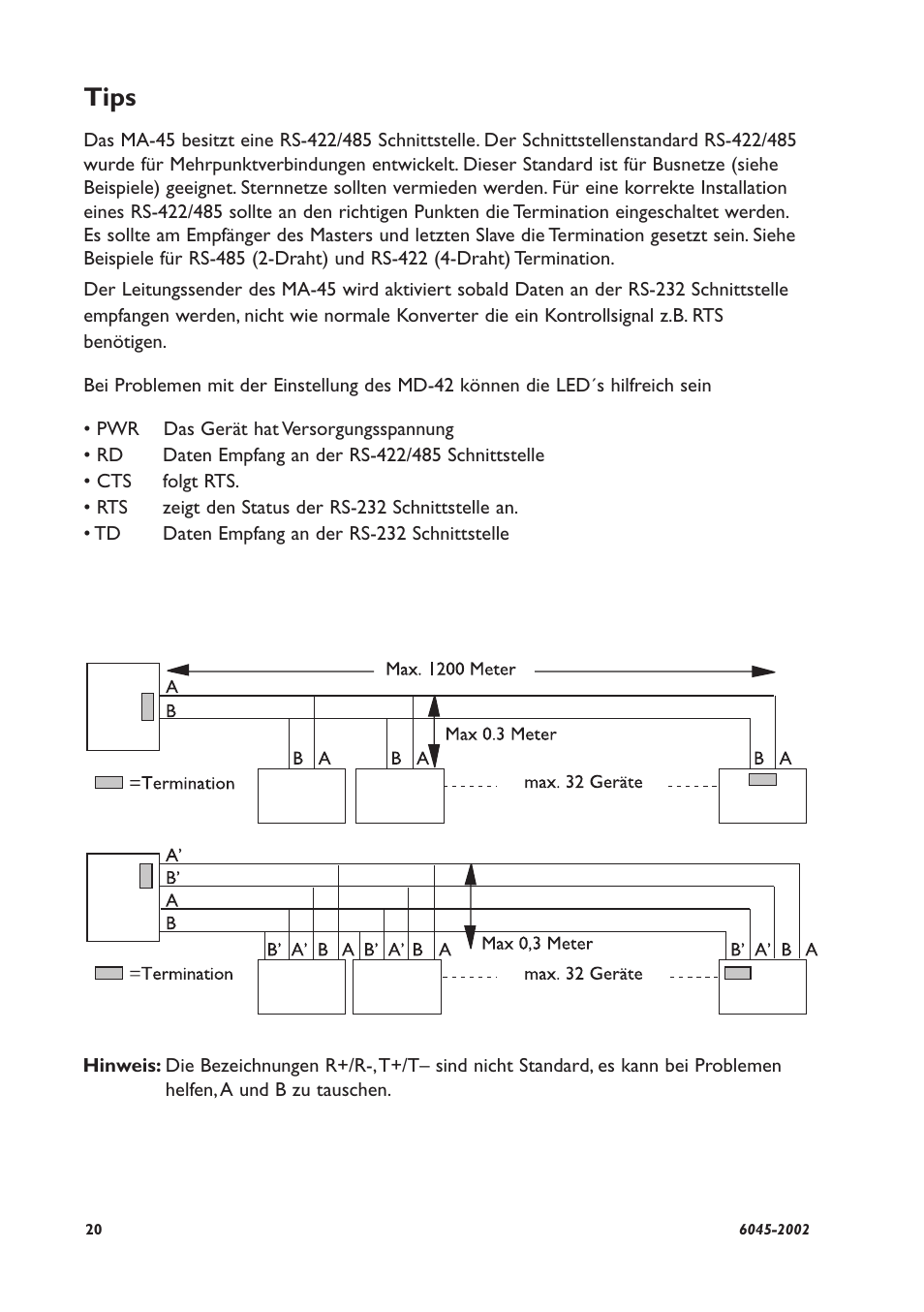 Tips | Westermo MA-45 User Manual | Page 20 / 28