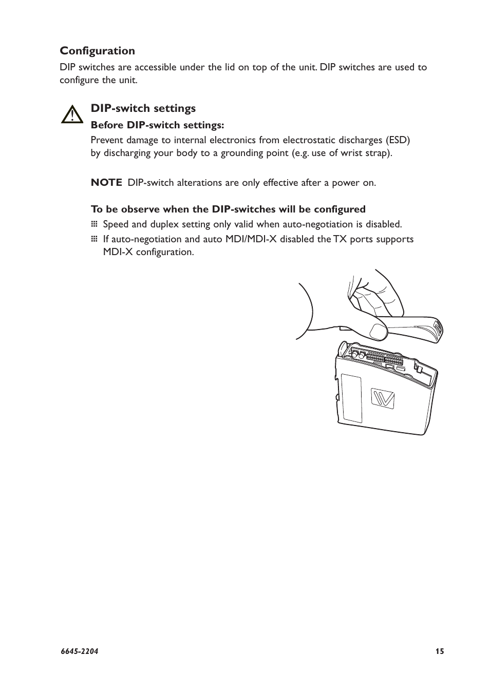 Westermo MCW-211 User Manual | Page 15 / 20