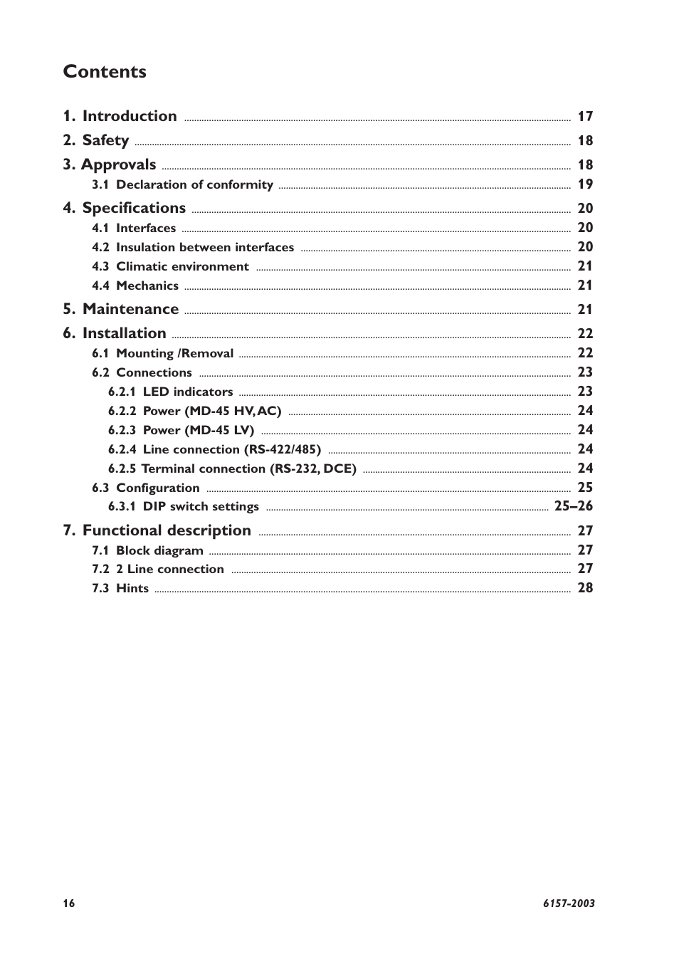 Westermo MD-45 User Manual | Page 16 / 60