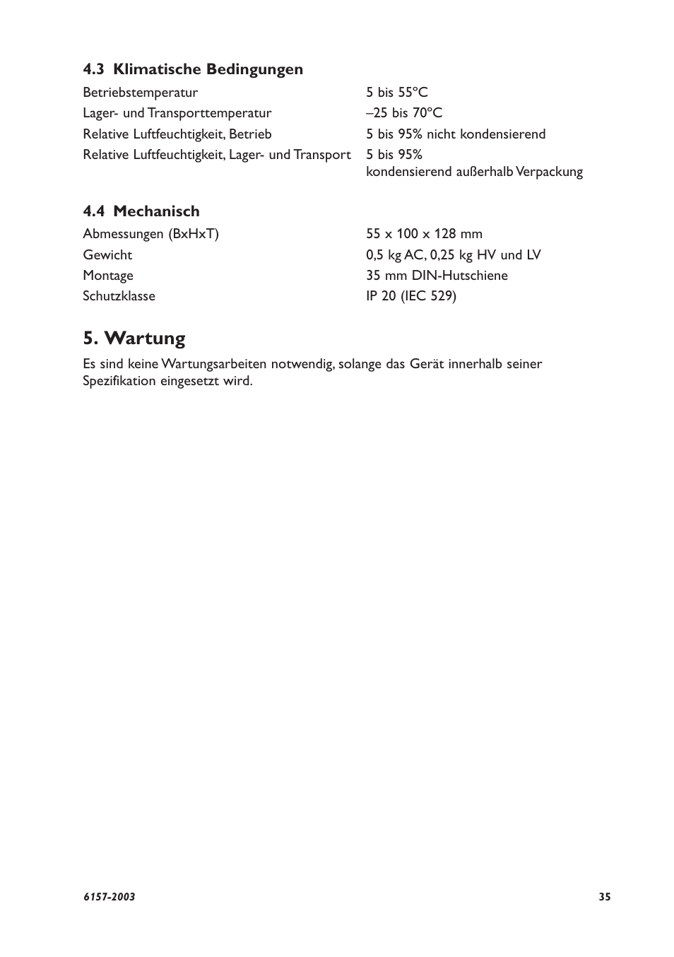 Wartung | Westermo MD-45 User Manual | Page 35 / 60