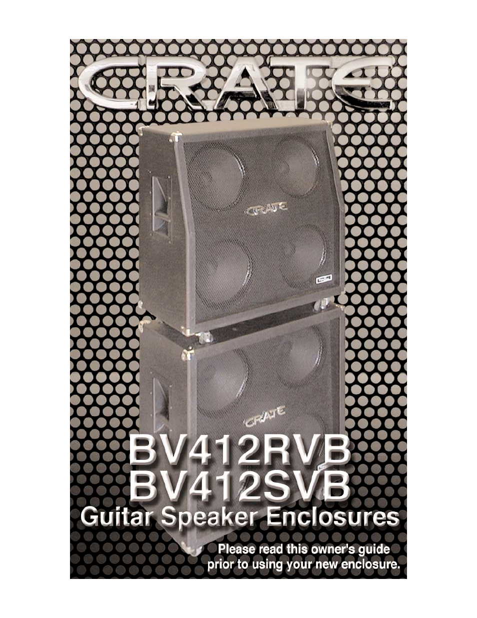 Crate Amplifiers BV412SVB User Manual | 4 pages