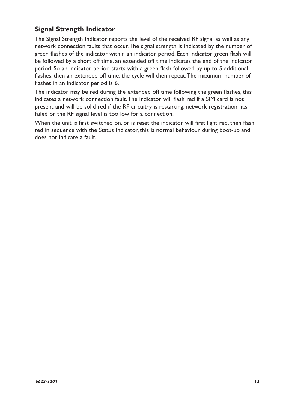 Signal strength indicator | Westermo MRD-310 User Manual | Page 13 / 28
