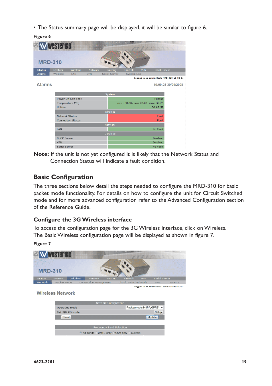 Basic configuration | Westermo MRD-310 User Manual | Page 19 / 28