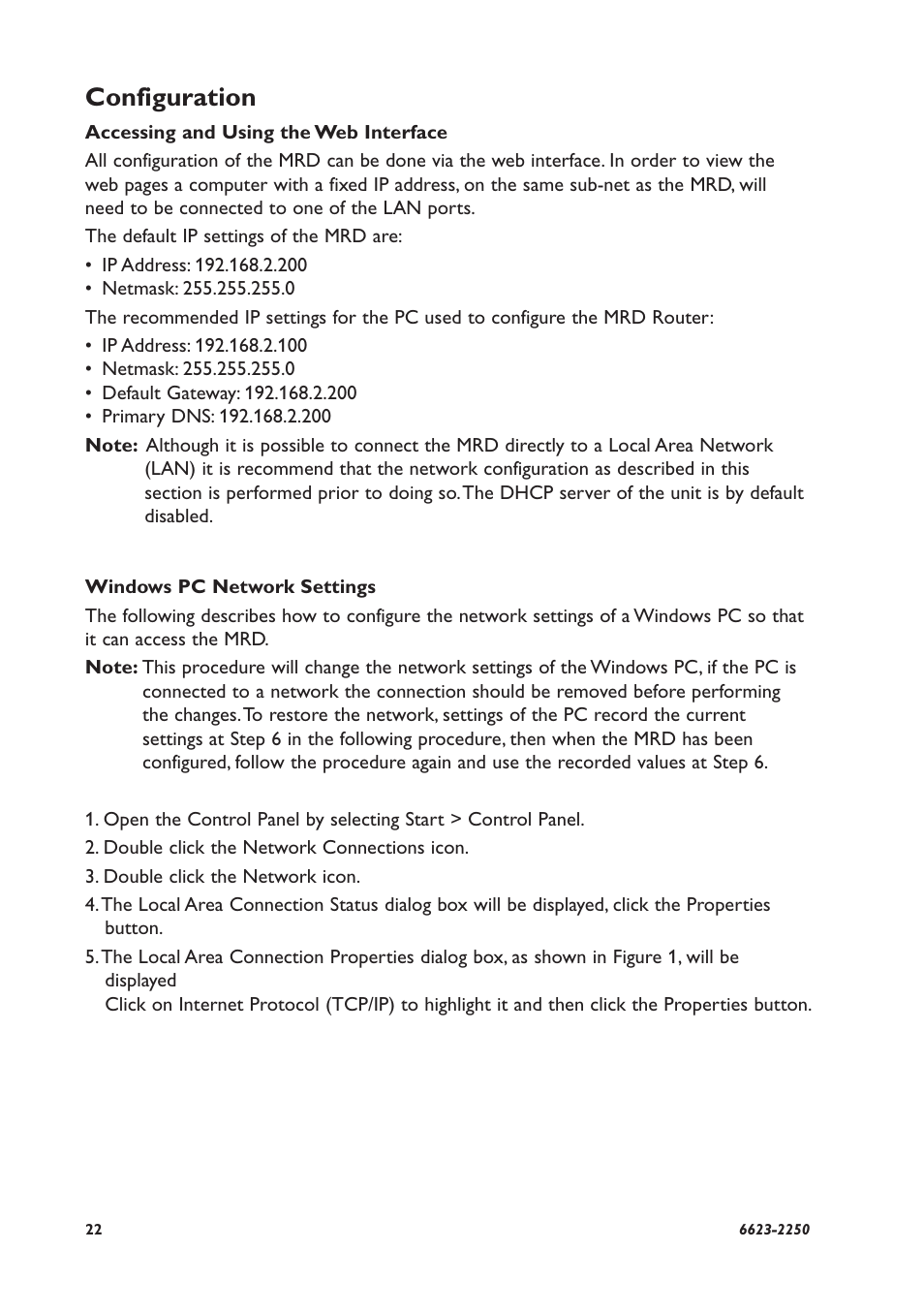 Configuration | Westermo MRD-315 User Manual | Page 22 / 34