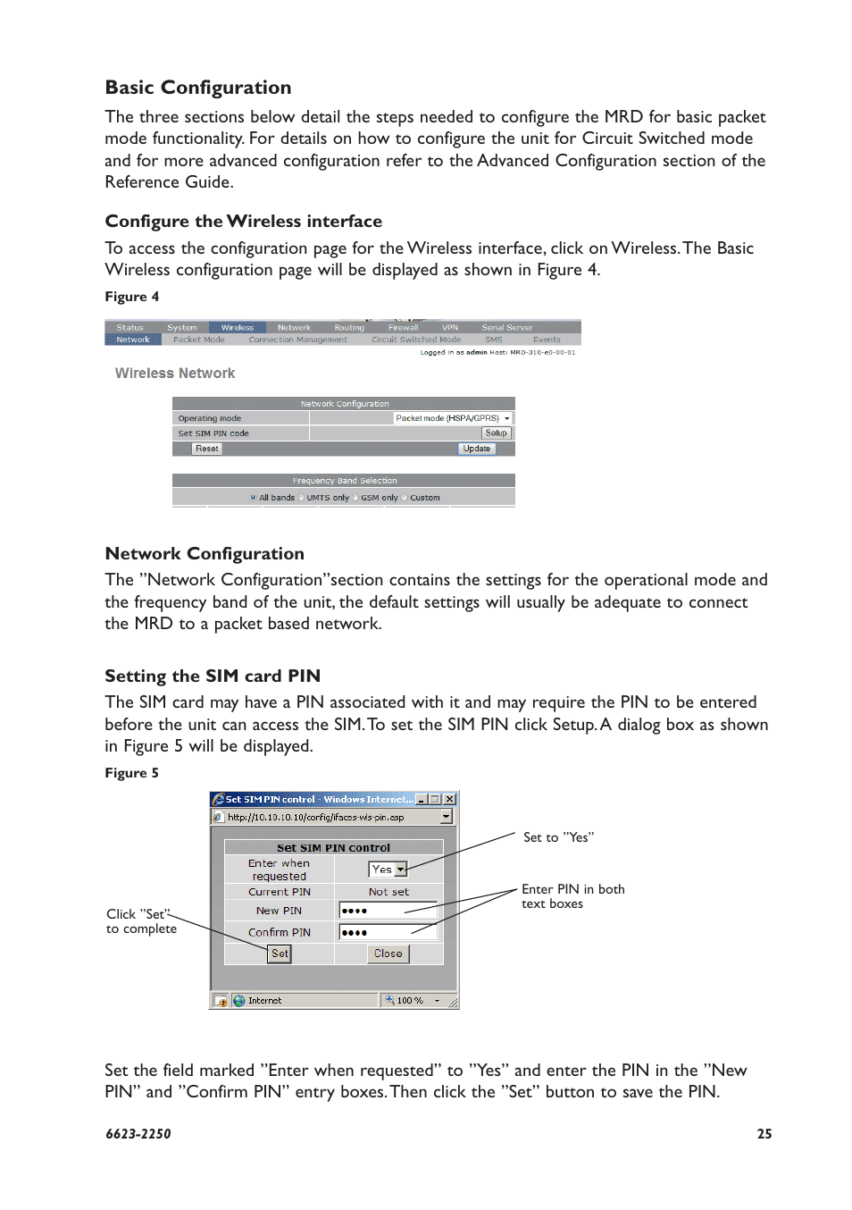 Basic configuration | Westermo MRD-315 User Manual | Page 25 / 34