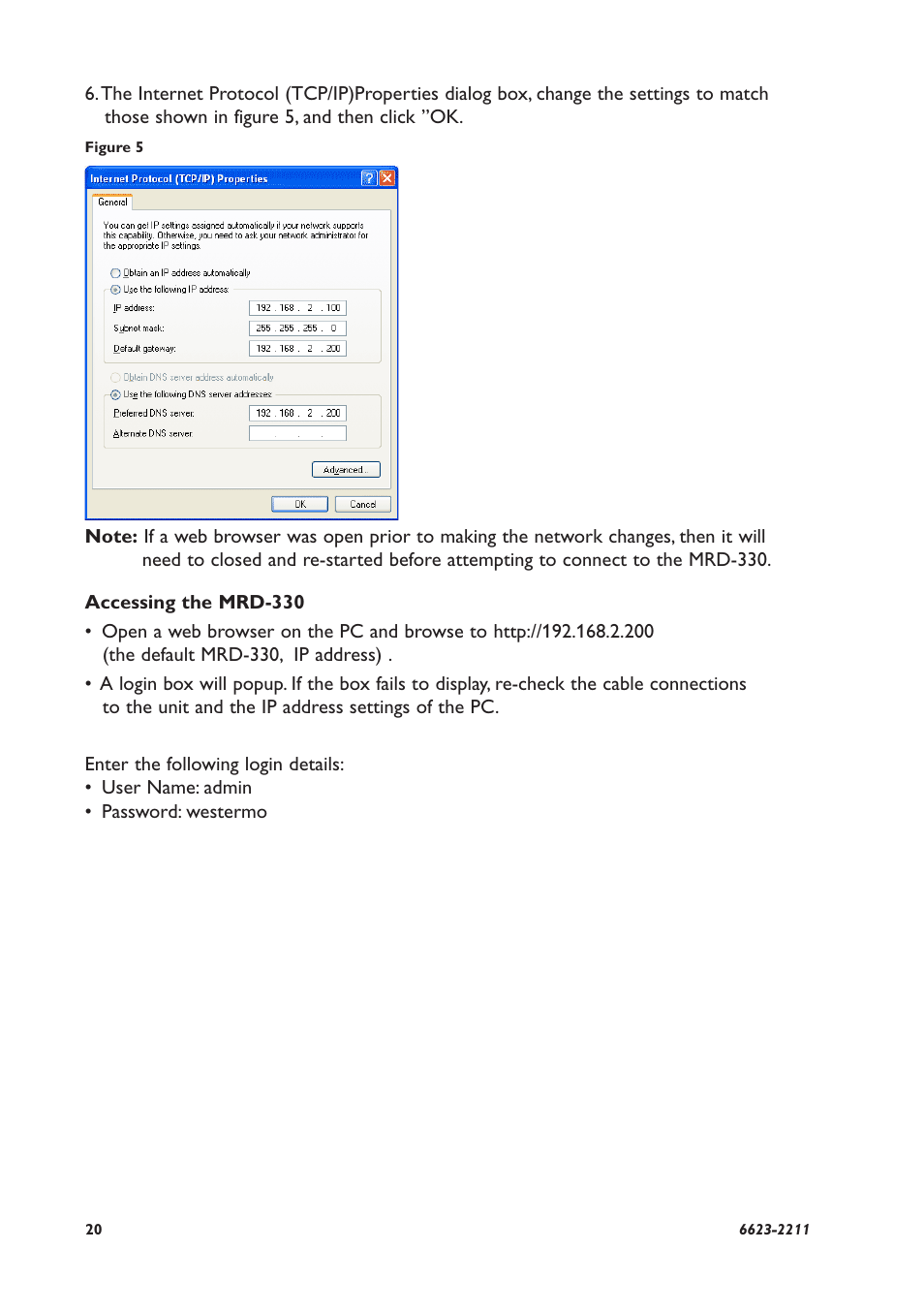 Westermo MRD-330 User Manual | Page 20 / 32