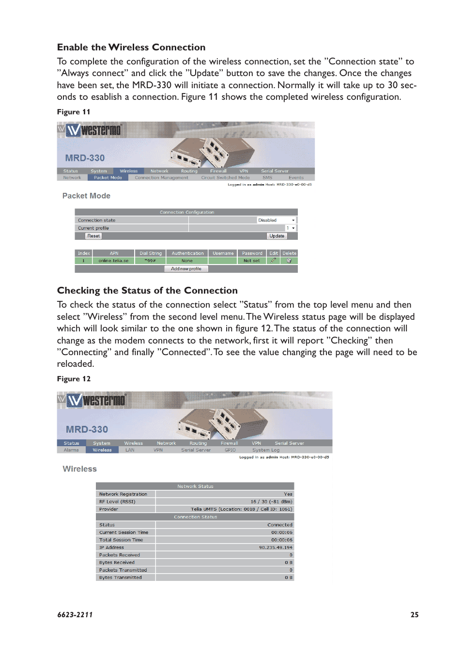 Westermo MRD-330 User Manual | Page 25 / 32