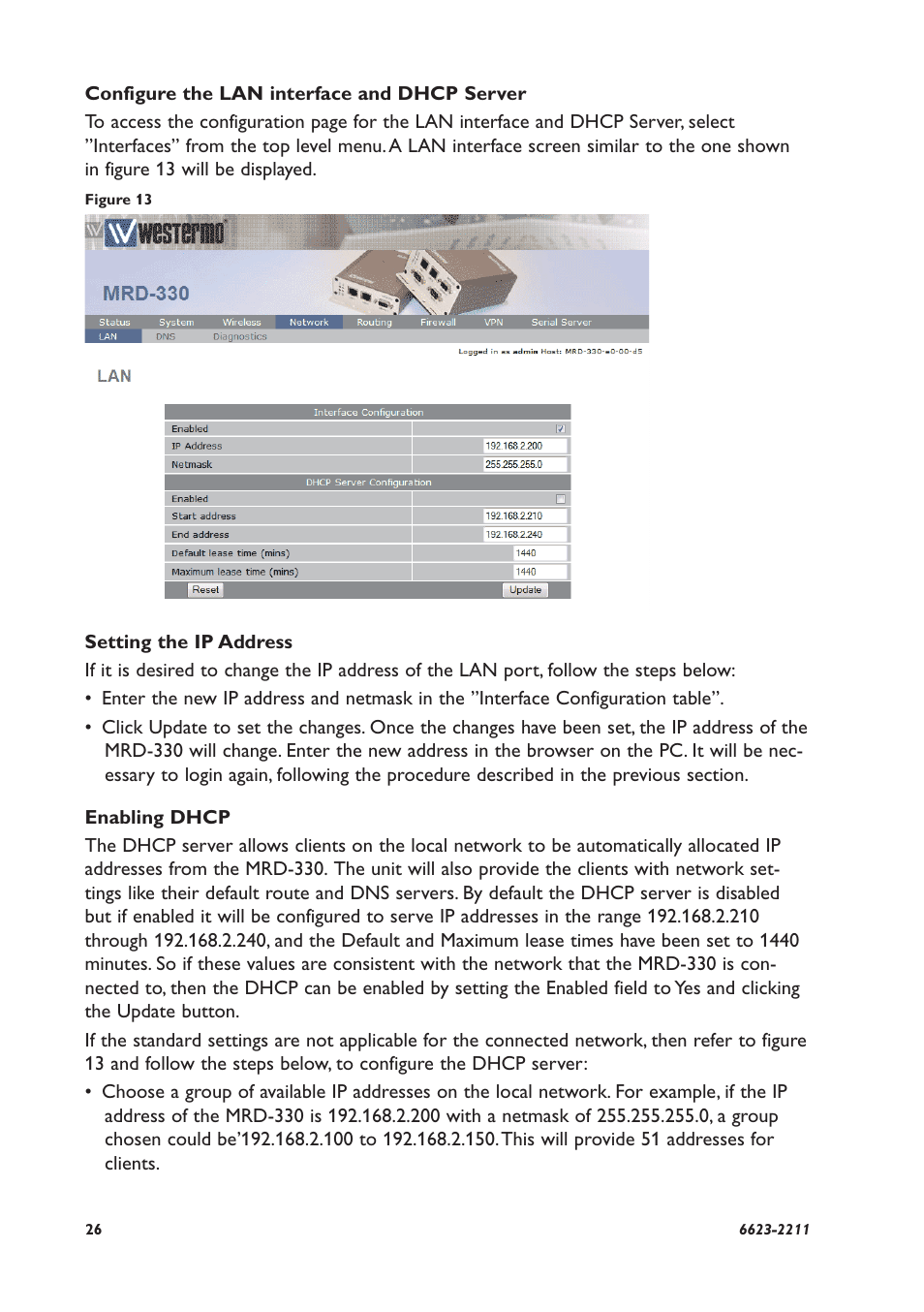 Westermo MRD-330 User Manual | Page 26 / 32