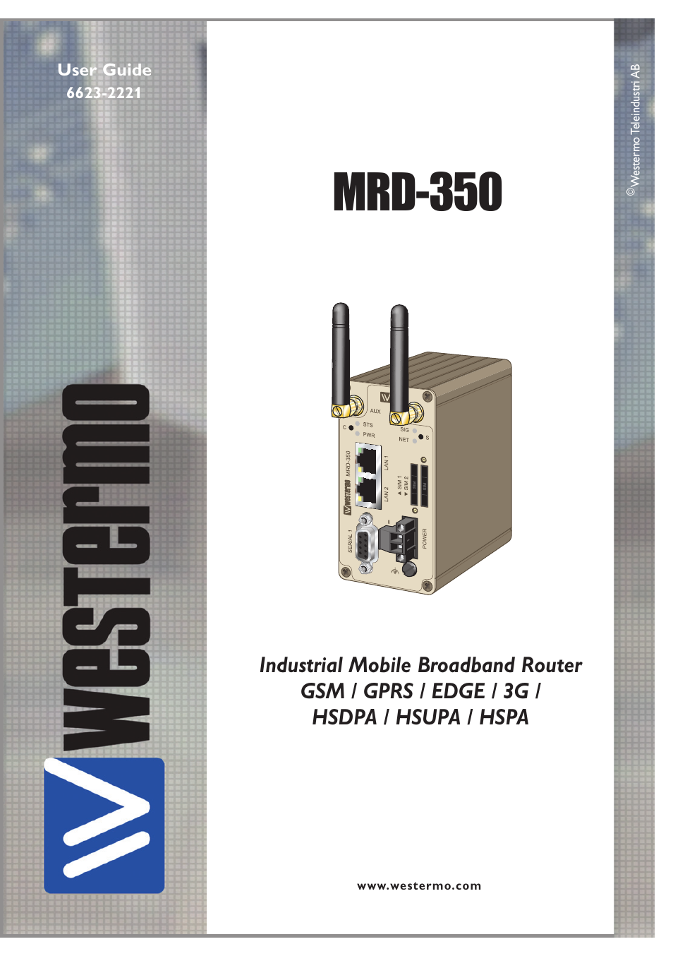 Westermo MRD-350 User Manual | 32 pages